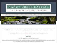 Tablet Screenshot of nancycreek.com